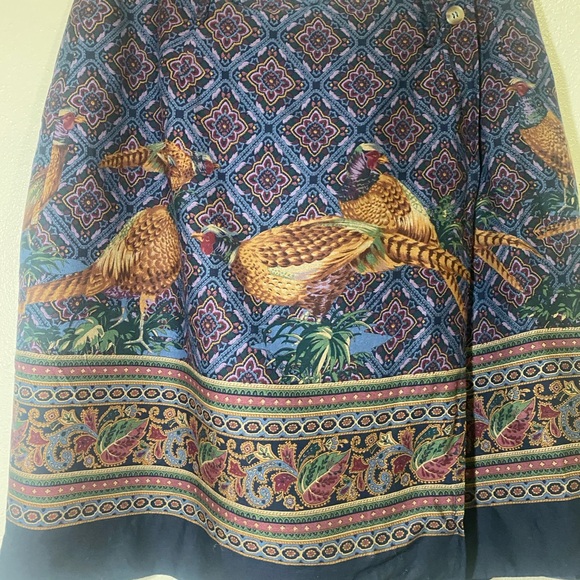 Elegant Multicolor Wrap Skirt - Picture 2 of 6